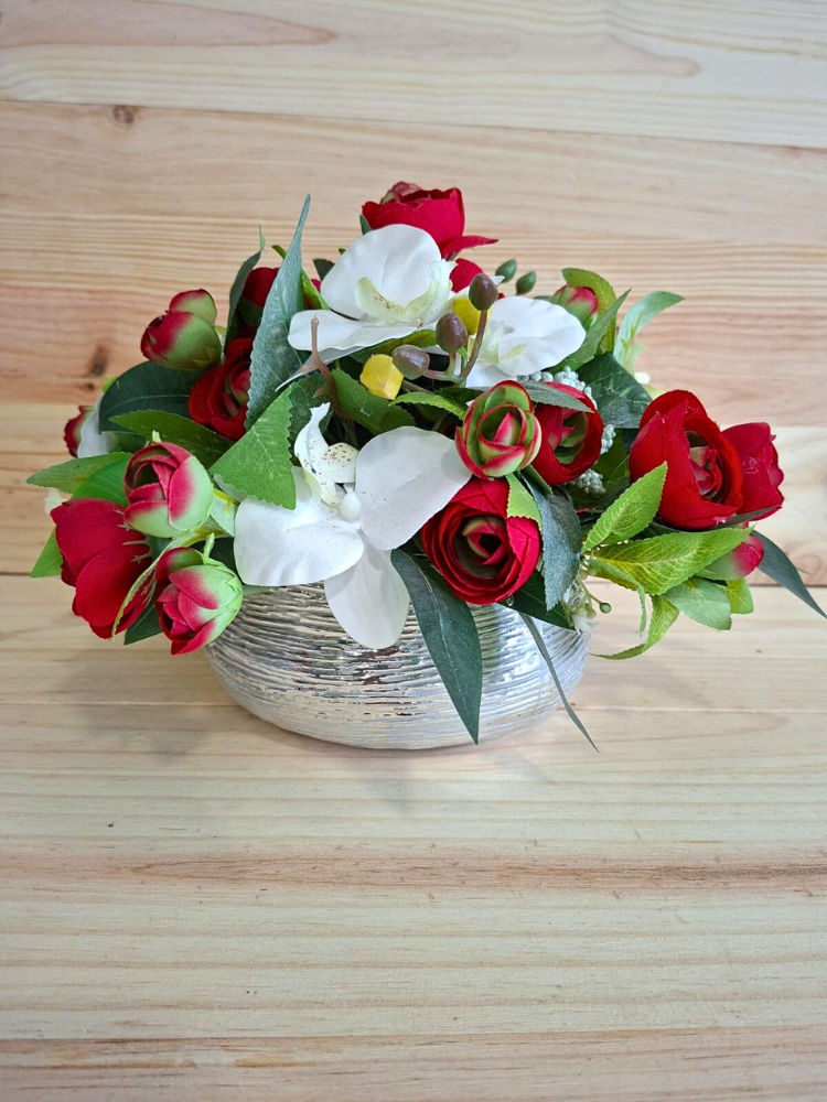 Centro Flores artificiales para nicho