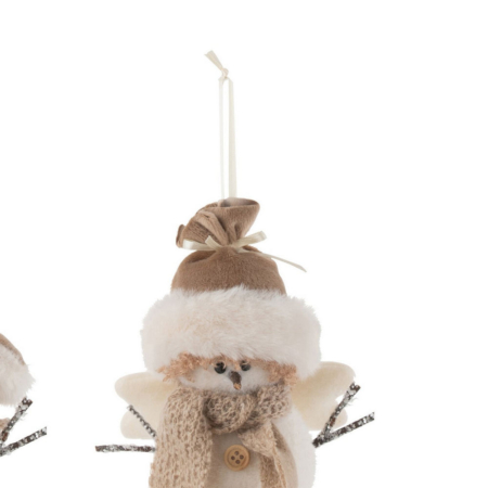 Adorno para colgar en decoración de Navidad, muñeco de nieve