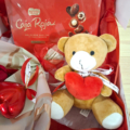 caja san valentin flores y osito