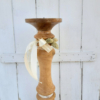 candelabro de madera para decoración de hogar y eventos