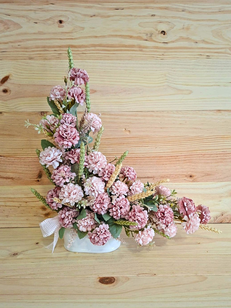 centro flores artificiales para cementerio