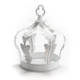 corona decorativa metal blanco para decoraciones y eventos