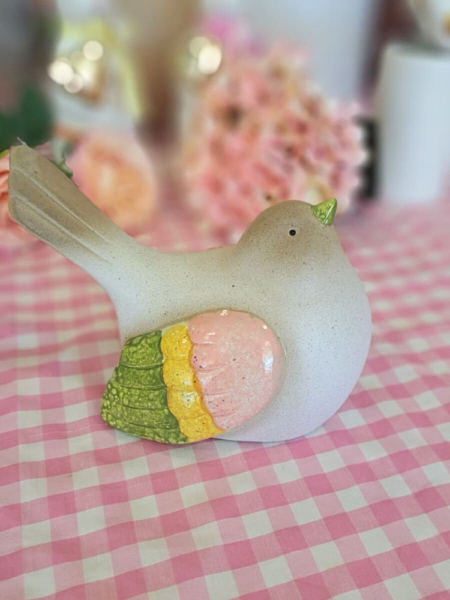 figura decorativa pájaro Olivier para decorar tu hogar