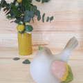 pajaro decorativo olivier de cerámica con acabado mate