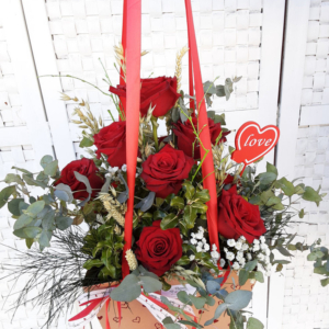 Ramo de rosas para regalar en san valentín y aniversarios